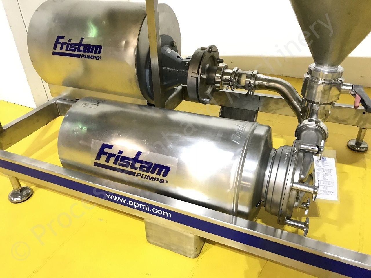 Used Fristam Type PM04 High Shear Powder Mixer with Fristam FSPE354